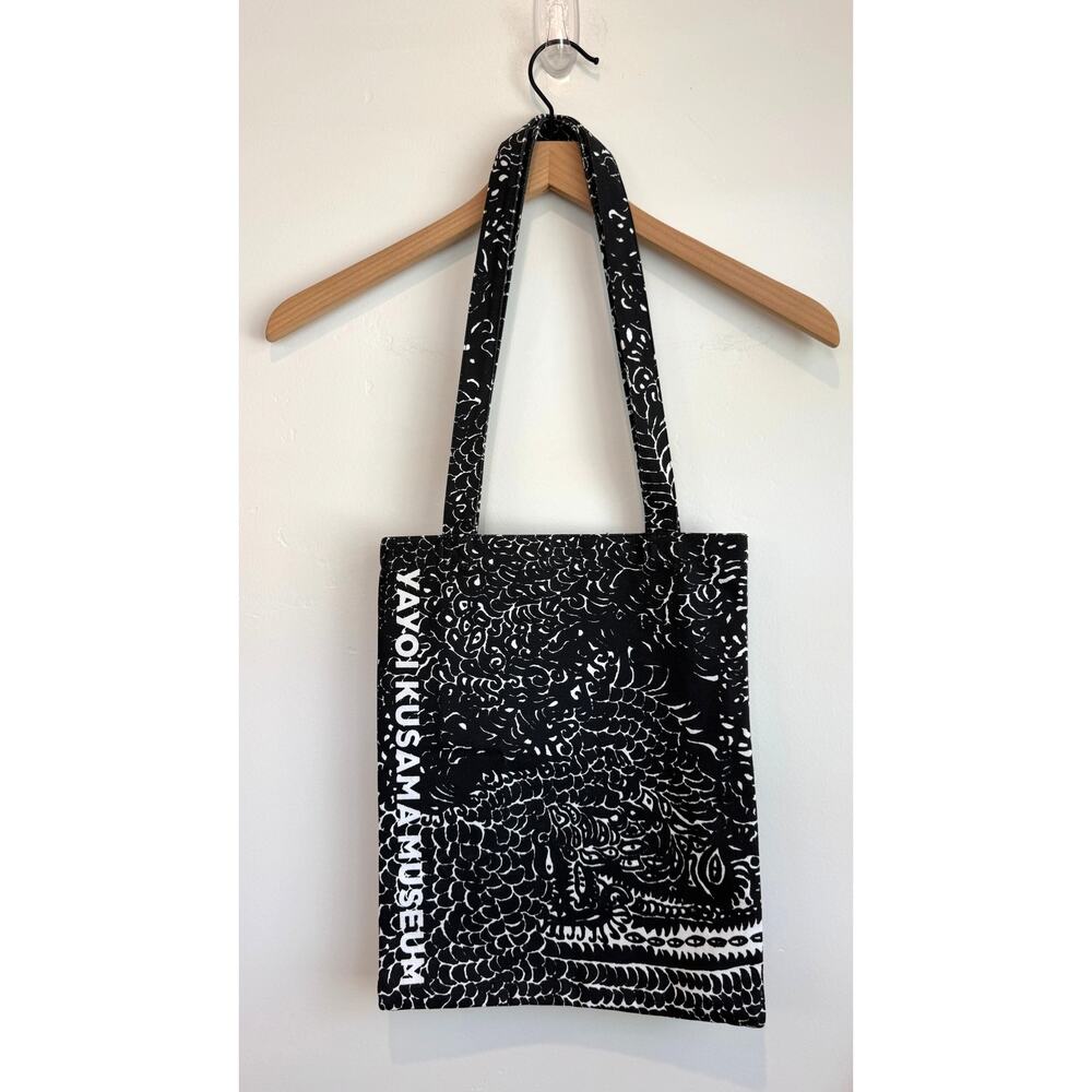 Rare Yayoi Kusama Museum Black & White Tote Bag Tokyo Japan Art Tote